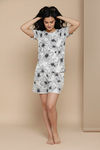 Zivame Knit Cotton Short Set - Whisper White — thumbnail 1